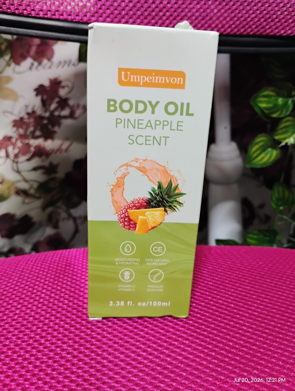 ❤️Open Box But Brand New Pineapple Scent Body Oil